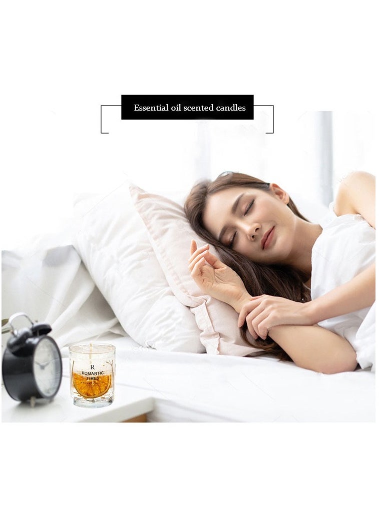 ROMANTIC TIMES Real Flower Jelly Scented Candle  - Image 5