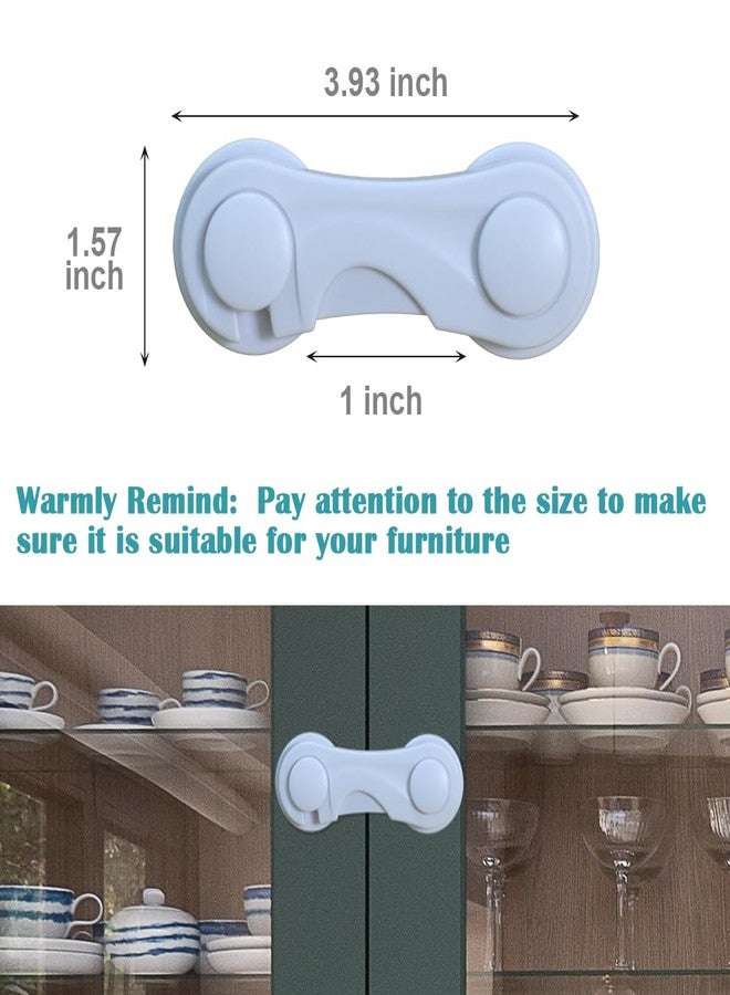 HUNCHA Baby Safety Cabinet Door Locks, Childproof Door Latch for Protecting Kids Toddler and Infant Proofing, Locks with Adhesive, for Drawer Cupboards Fridge Oven Closet & Pantry, Black, Pack of 5 - Image 2