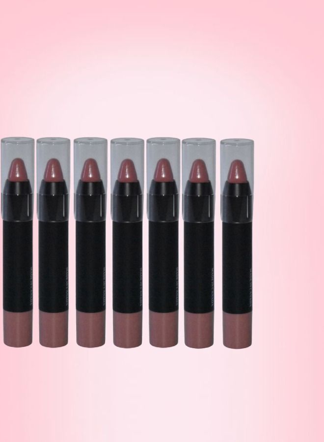 7 قطع شفاه وردي كريم رقم 12