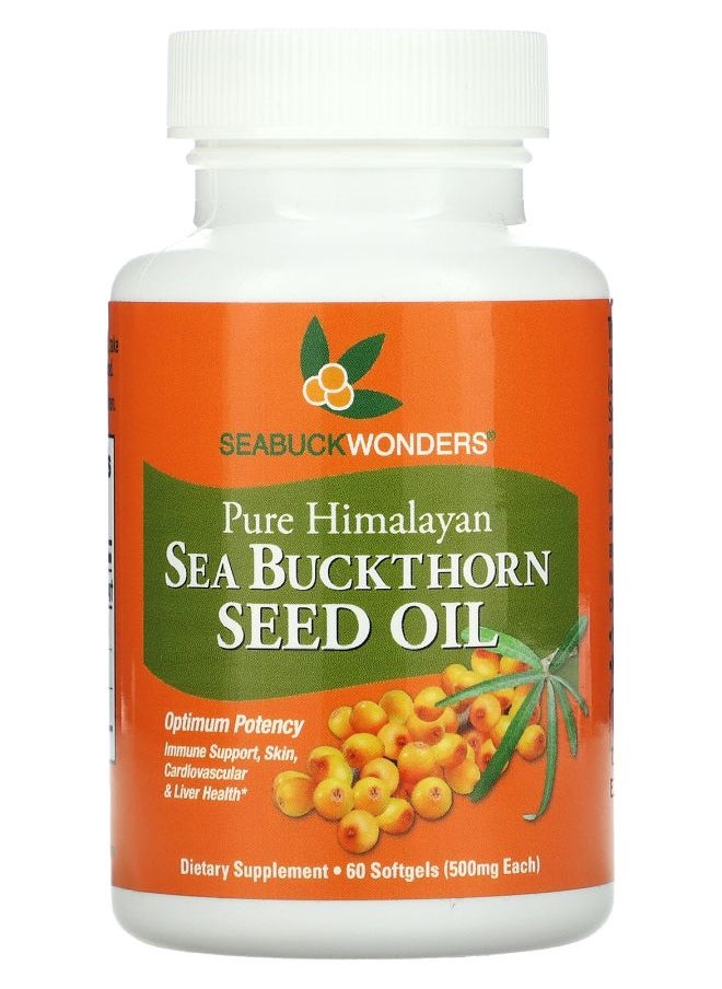 Sea Buckthorn Seed Oil 500 mg 60 Softgels - pzsku/ZA513E3BB738B0863CDE6Z/45/_/1729515382/e101fc72-3db4-4a0e-a866-d2e713b36167