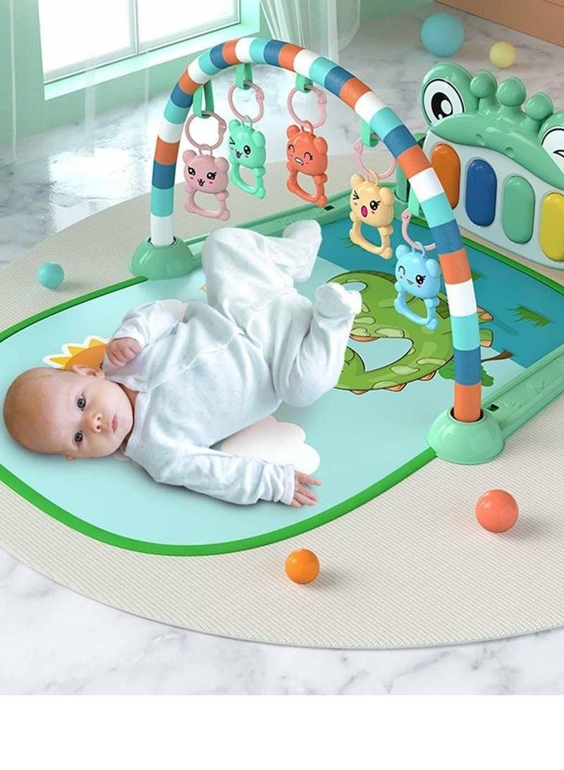 Non-Toxic Musical Piano Play Indoor Mat Center With Melodies Rattle For Kids Multicolour - Image 2