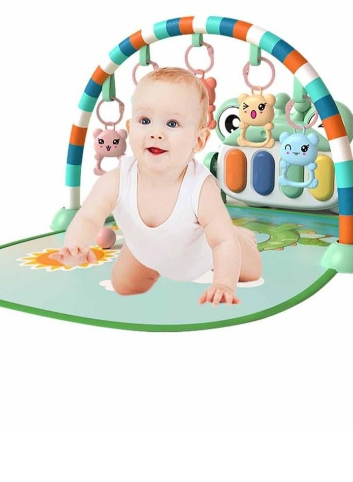 Non-Toxic Musical Piano Play Indoor Mat Center With Melodies Rattle For Kids Multicolour - Image 3