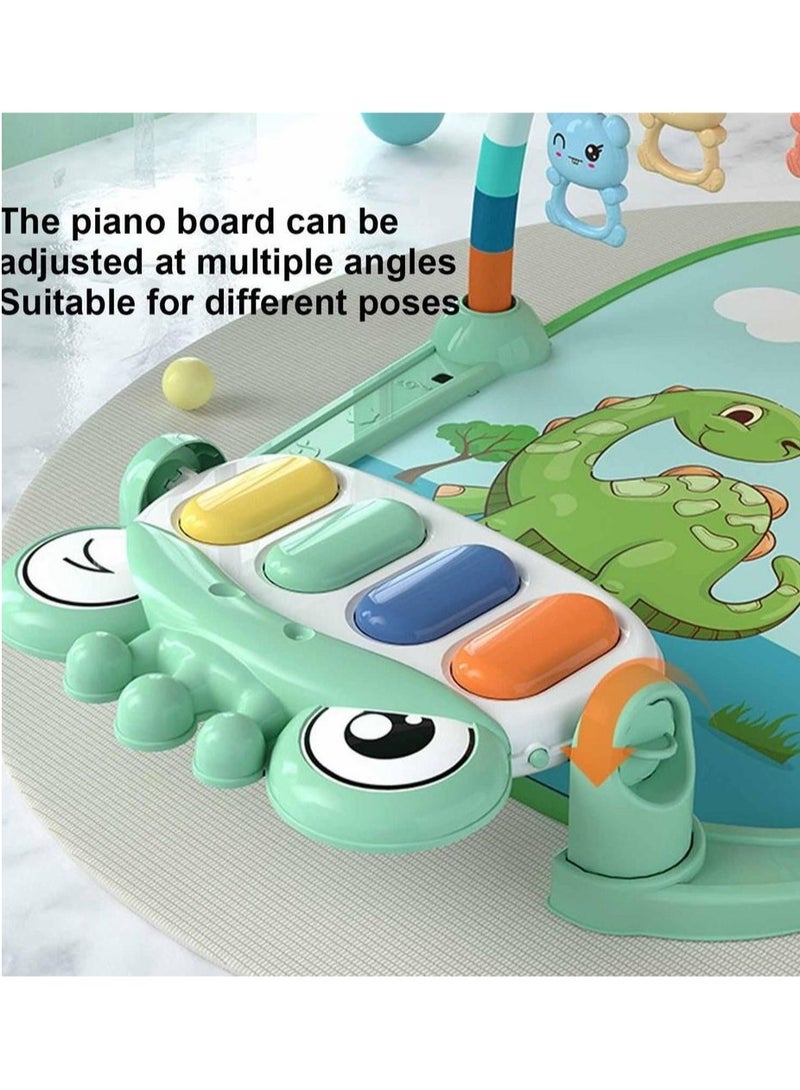 Non-Toxic Musical Piano Play Indoor Mat Center With Melodies Rattle For Kids Multicolour - Image 4