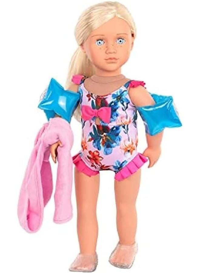 Our Generation Floral Print Bathing Suit Outfit - Image 1