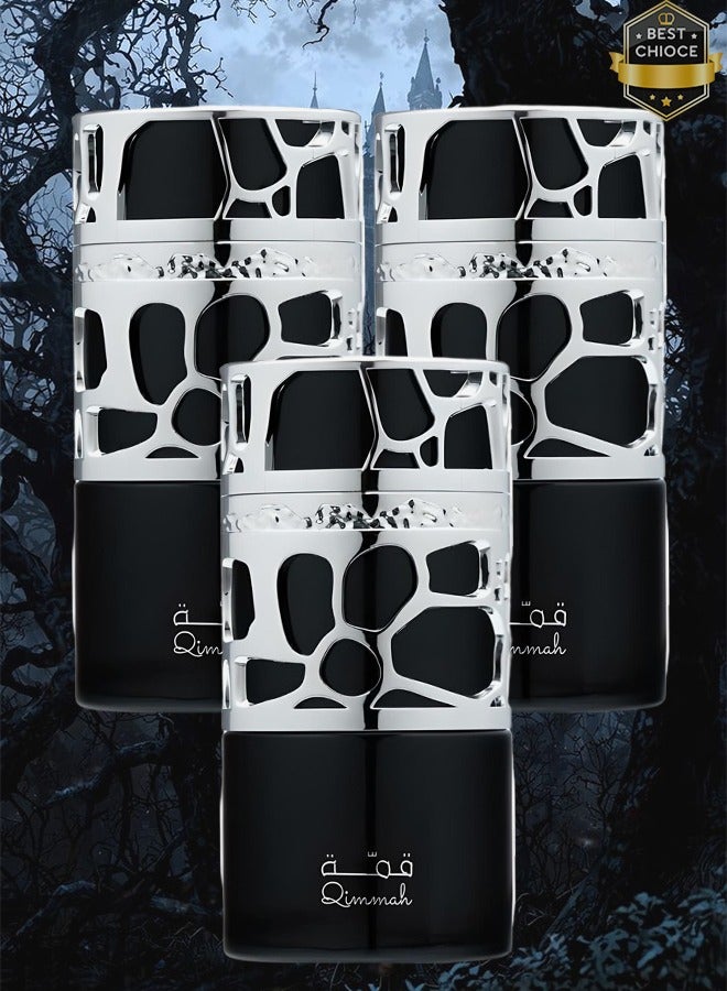 Lattafa 3 Pieces Qimmah Perfume For Men 100ml EDP - Image 1