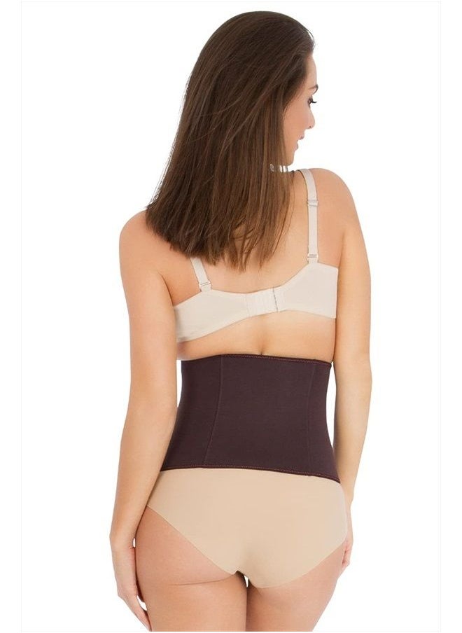 BELLY BANDIT - – B.F.F. Postpartum Belly Wrap – Abdominal Binder and Targeted Compression Garment for Women – Girdle-Inspired Belly Binder for Postpartum and C-Section Recovery - Brown, Medium - Image 1