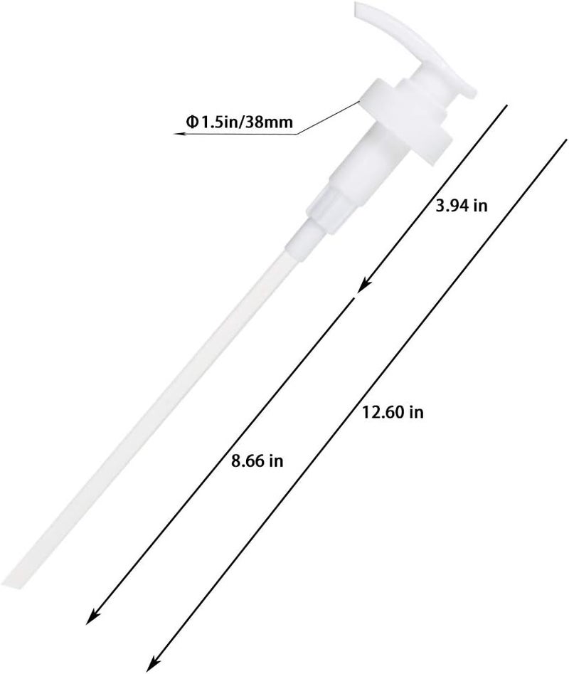 YBB Gallon Pump Dispenser, Fits Most 1 Gallon Jugs and Containers 38/400 Pump Lid Top Replacement for Sanitizer, Lotion, Shampoo, Conditioner (6 Pack) - Image 2