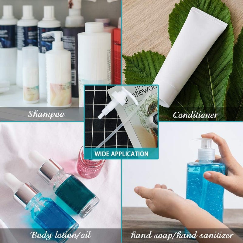 YBB Gallon Pump Dispenser, Fits Most 1 Gallon Jugs and Containers 38/400 Pump Lid Top Replacement for Sanitizer, Lotion, Shampoo, Conditioner (6 Pack) - Image 5