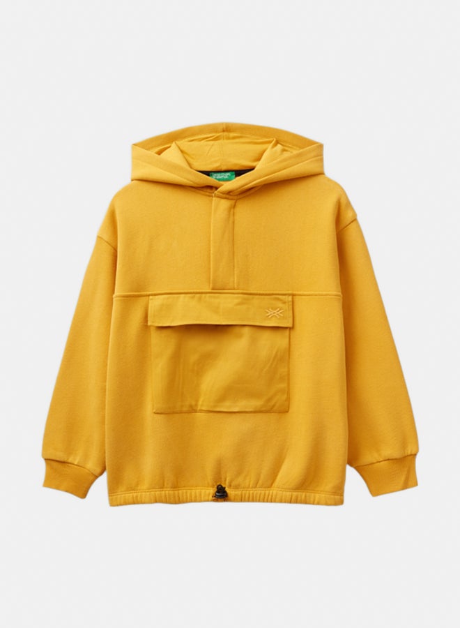 بينيتون هودي أولاد دافئ بجيب - Image 1