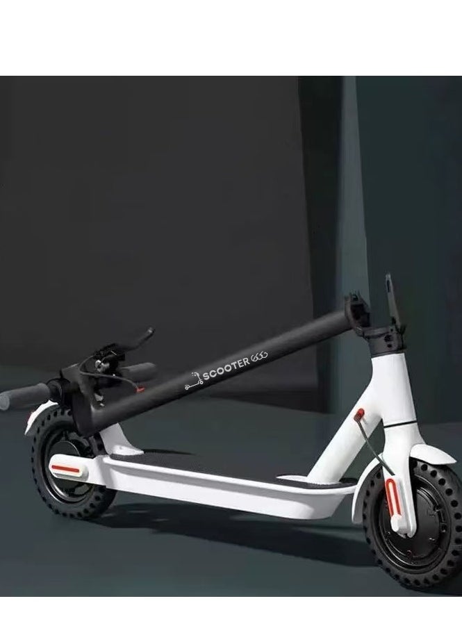 Egg - Electric scooter aluminum alloy body, light and easy to carry, fast folding two-wheel scooter, new battery management system, app control, suitable for adult men and women for work and leisure, 25 cm durable airless tires, maximum 350W motor, maximum speed 30km/h, maximum range 30km, easy brakes, maximum 150 kg - Image 1