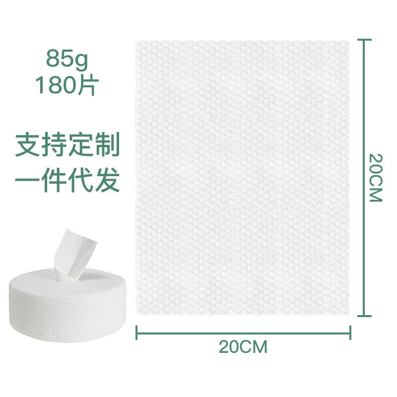 Disposable Face Towels, Thick Large Rolls, Pure Cotton Soft Towels For Beauty Salons, Face Washing And Cleansing Tissues, Thick And Durable - Image 5