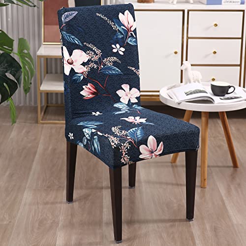 HOKIPO Elastic Stretchable Seat Cover for Chairs Washable Slipcover Protector (AR-4037-D12), Polyester Blend - Image 2