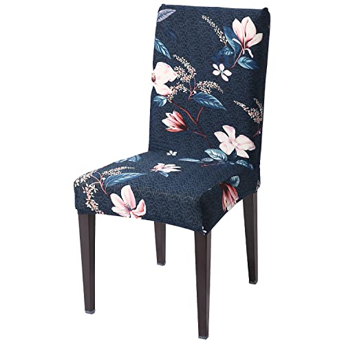 HOKIPO Elastic Stretchable Seat Cover for Chairs Washable Slipcover Protector (AR-4037-D12), Polyester Blend - Image 1