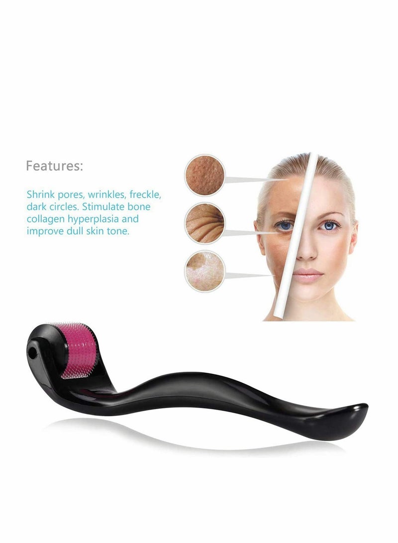 SYOSI Professional Beauty Tools 4PCS 540 Pins Titanium Micro Needles Skin Roller Needle Kit with Case, Use on Wrinkles, Stretch Marks, Acne, Scar Removal - Image 4