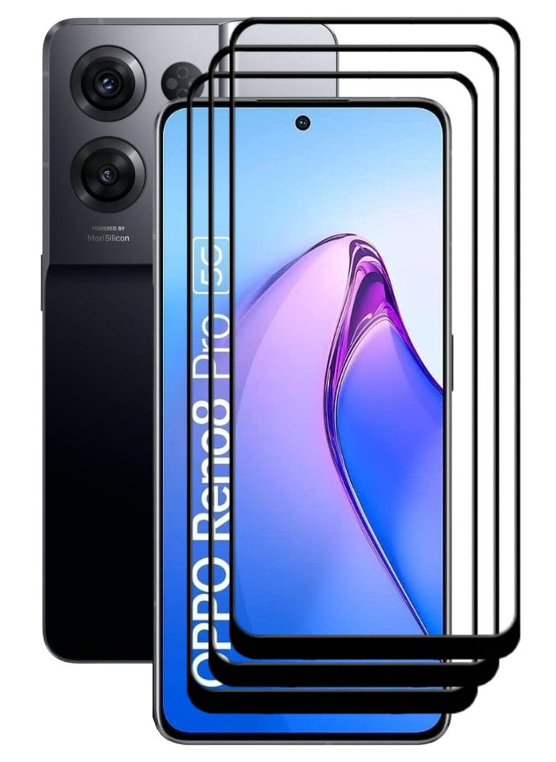 أكاليكس 3 قطع، حماية شاشة،  لهاتف اوبو  رينو 8 برو، جودة ممتازة. - Image 1