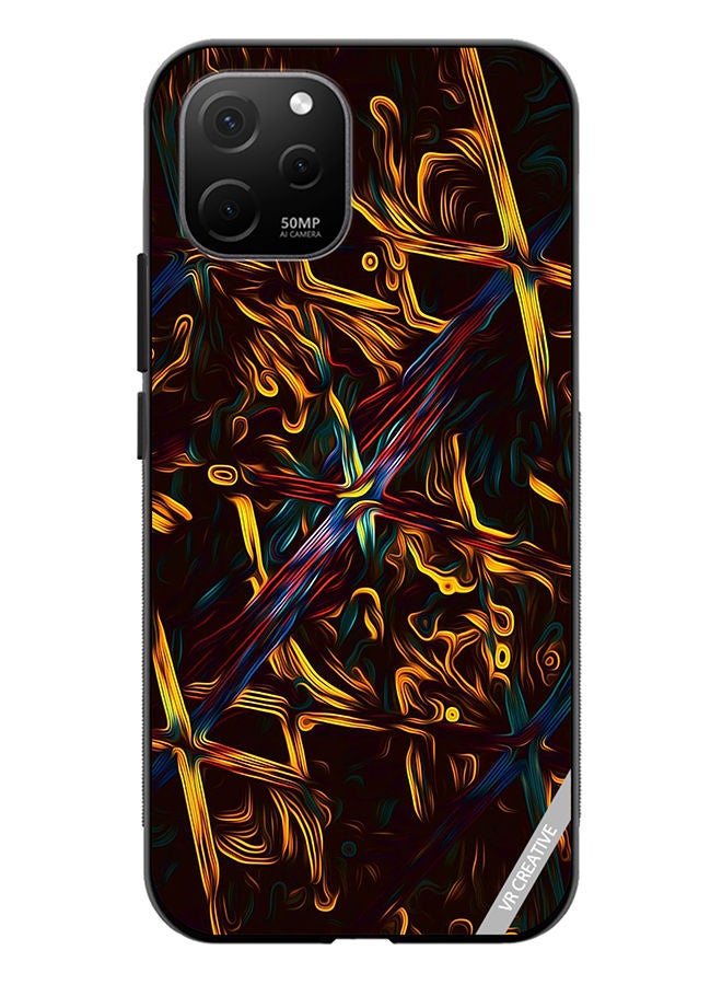 VR CREATIVE Protective Case Cover For Huawei Nova Y61 Abstract Design Multicolour - Image 1