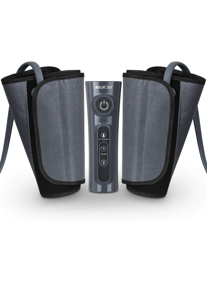 CINCOM Leg Massager For Circulation Air Compression Calf Wraps For Foot Calf & Arm Relaxation And Helpful For RLS And Edema - Image 1