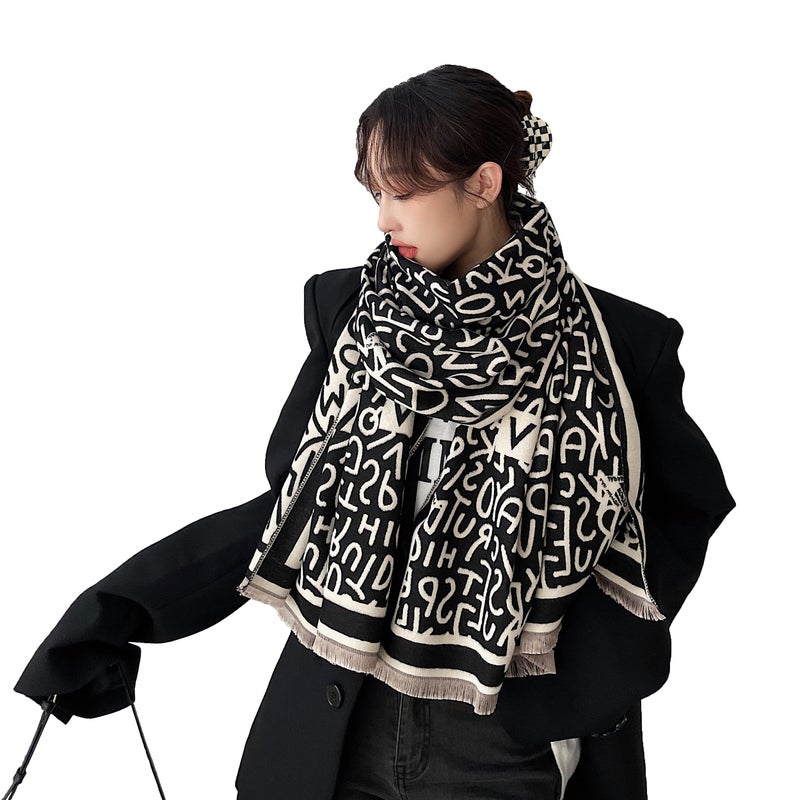 Large Pashmina Shawls & Wraps for Women Extra Soft Cashmere Feel Throw Womens Fall Scarfs Shawls & Wraps for Wedding - Image 1
