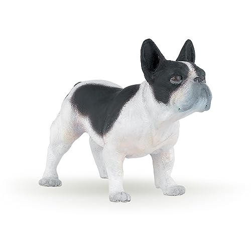 Papo French Black White Bulldog Figure - Image 1