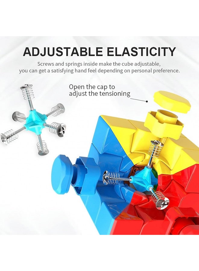 CFMOUR Speed Cube 3x3x3 - Moyu Meilong 3C, Stickerless Magic Cube 3x3, Fast Smooth Turning Vivid Colour 3D Puzzle Brain Toy Travel Games, Turns Quicker Than Original - Image 2