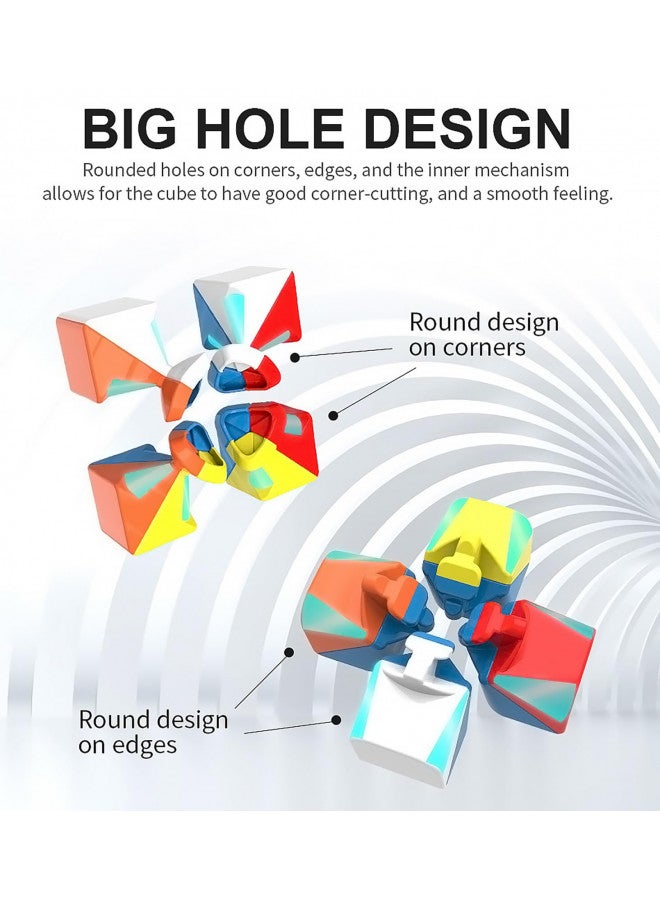 CFMOUR Speed Cube 3x3x3 - Moyu Meilong 3C, Stickerless Magic Cube 3x3, Fast Smooth Turning Vivid Colour 3D Puzzle Brain Toy Travel Games, Turns Quicker Than Original - Image 3