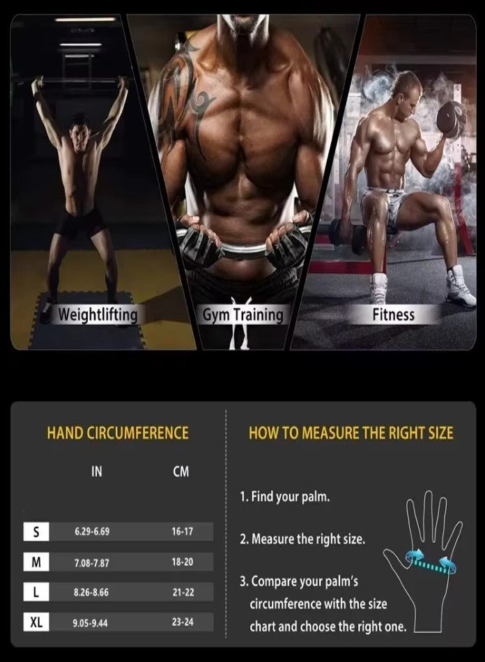 ارينا قفازات تدريب رياضية لرفع الأثقال والتمارين - مقاس XL - Image 3