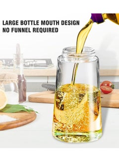 MJZ 470ml Glass Oil Sprayer for Cooking 2 in 1 Olive Oil Dispenser Bottle for Kitchen, 16oz Premium Glass Oil Bottle, Food Grade Oil Mister for Air Fryer, Salad, Frying, BBQ  - Image 5