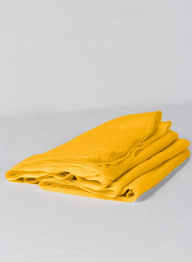 BAJRA Premium Handmade 24K Gold Color Cashmere Shawl - Image 4