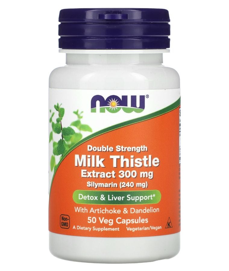 now Milk Thistle 300 mg 50 Veg Capsules