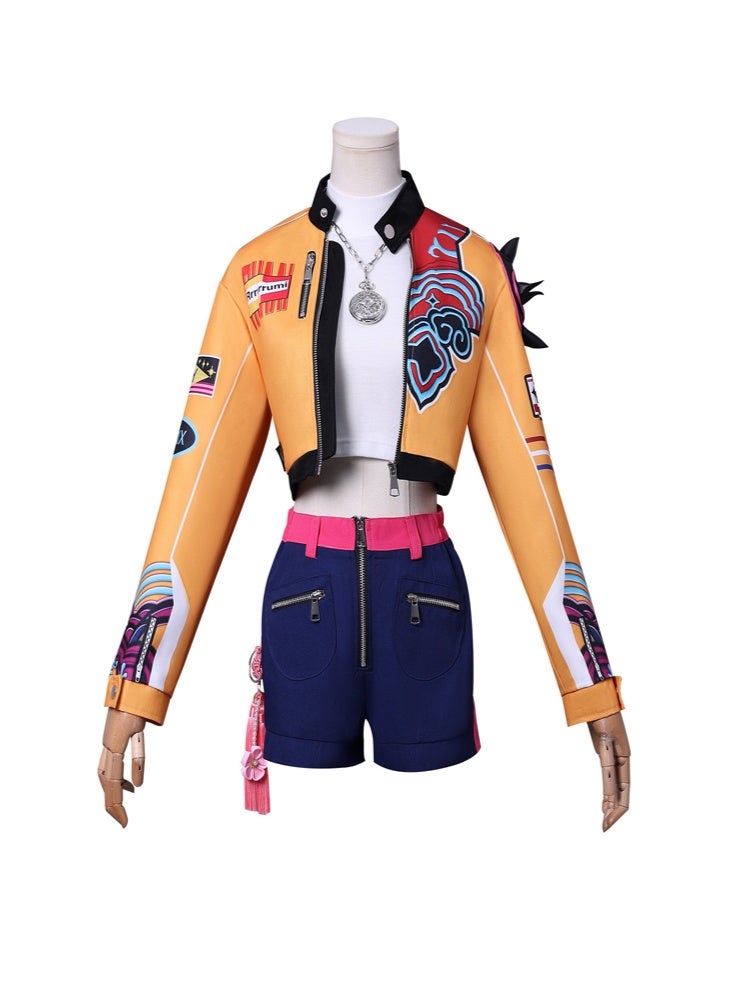 K POP Witch Hunters Rumi Cosplay Costume Set Full Outfit with Accessories for Fans - Image 1