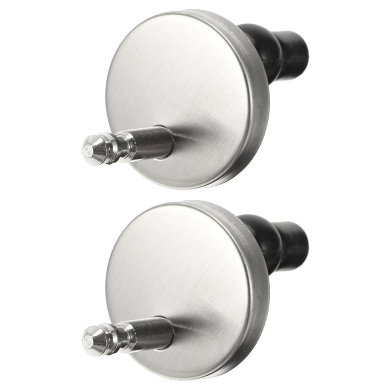 Universal Toilet Seat Hinge Kit Replacement Easy Install White - Image 2
