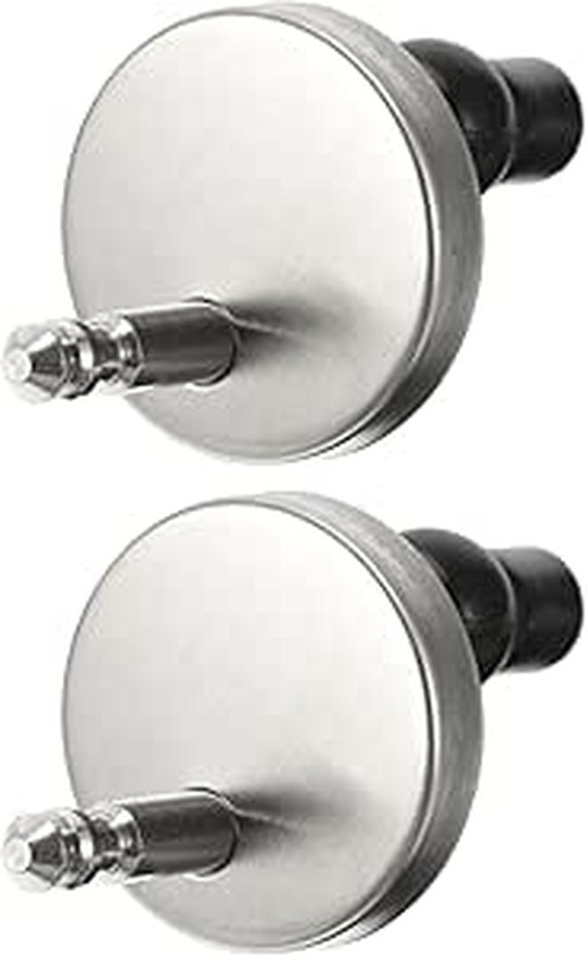 Universal Toilet Seat Hinge Kit Replacement Easy Install White - Image 1