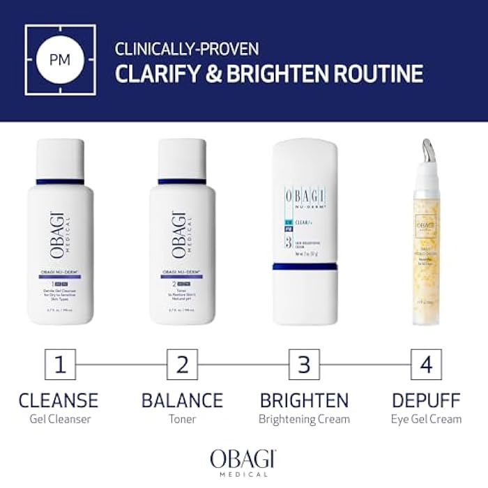 Obagi Medical Nu-Derm Clear Fx - Skin Brightening and Evening Cream with Arbutin, Vitamin C, and Lactic Acid - Image 5