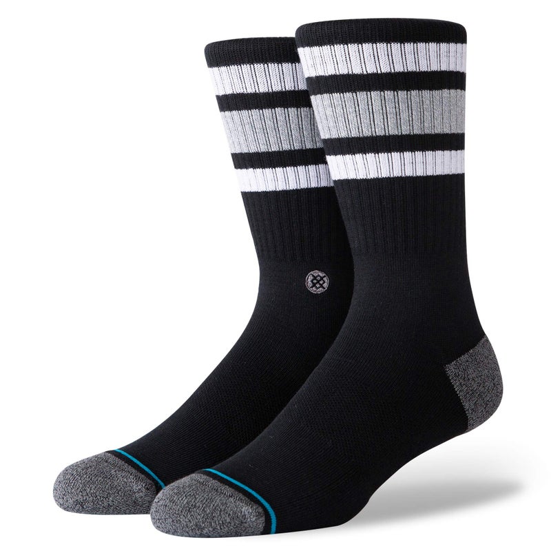 Stance Boyd St Crew Socks (Large, Black)
