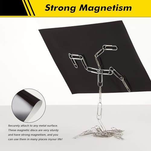 Aertiavty 48 Packs Magnetic Sheets with Adhesive Backing 8.5x11 Inch Adhesive Magnetic Sheets for Dies Storage - 20 Mil Magnetic Contact Paper Peel and Stick, Magnetic Strips with Adhesive Backing - Image 5