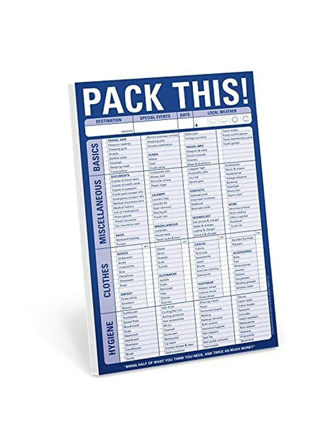 Knock Knock Pack This Pad