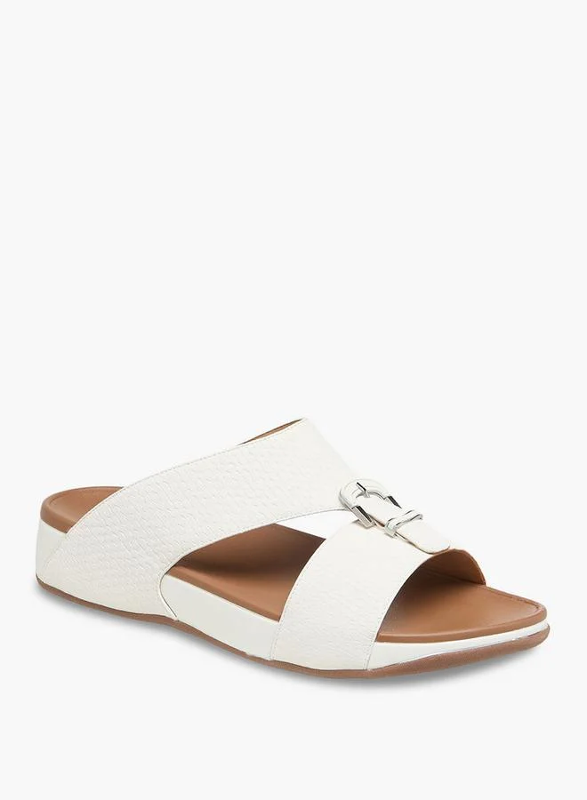 Le Confort Mens Buckle Accent Comfort Sandals