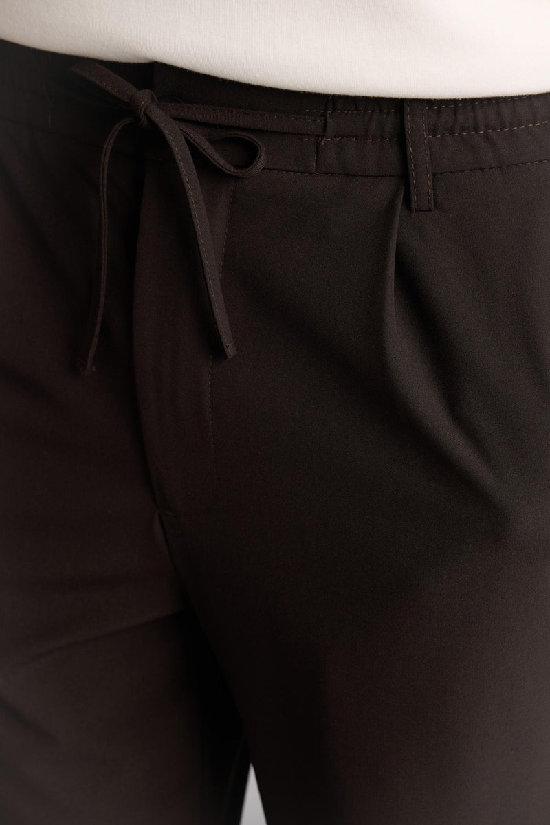 DeFacto Brown Man Straight Fit Trousers Casual - Image 5