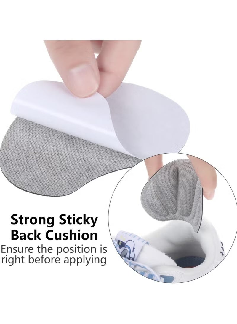 بابونا بطانة كعب مبطنة، 12 قطعة من وسائد الأحذية للأحذية الفضفاضة والكبيرة الحجم، تمنع الاحتكاك والبثور، حشو الانزلاق، تحسين ملاءمة الحذاء وراحته للرجال والنساء - Image 2