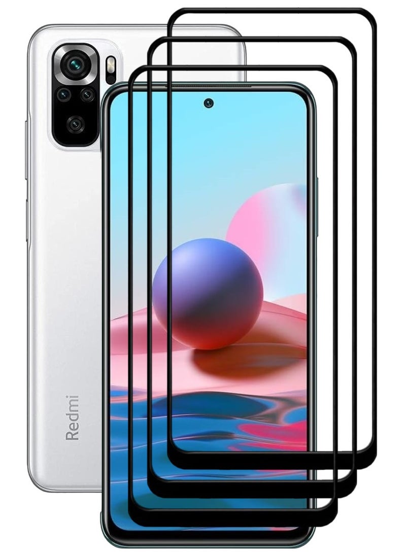 ACLIX 3 Pieces Antistatic ESD Dustproof Premium Quality High Definition Tempered Glass Screen Protector Designed For Xiaomi Redmi Note  10 - Image 1