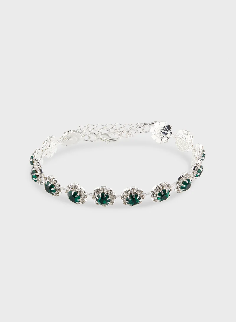Khizana Diamante  Necklace & Earrings Set