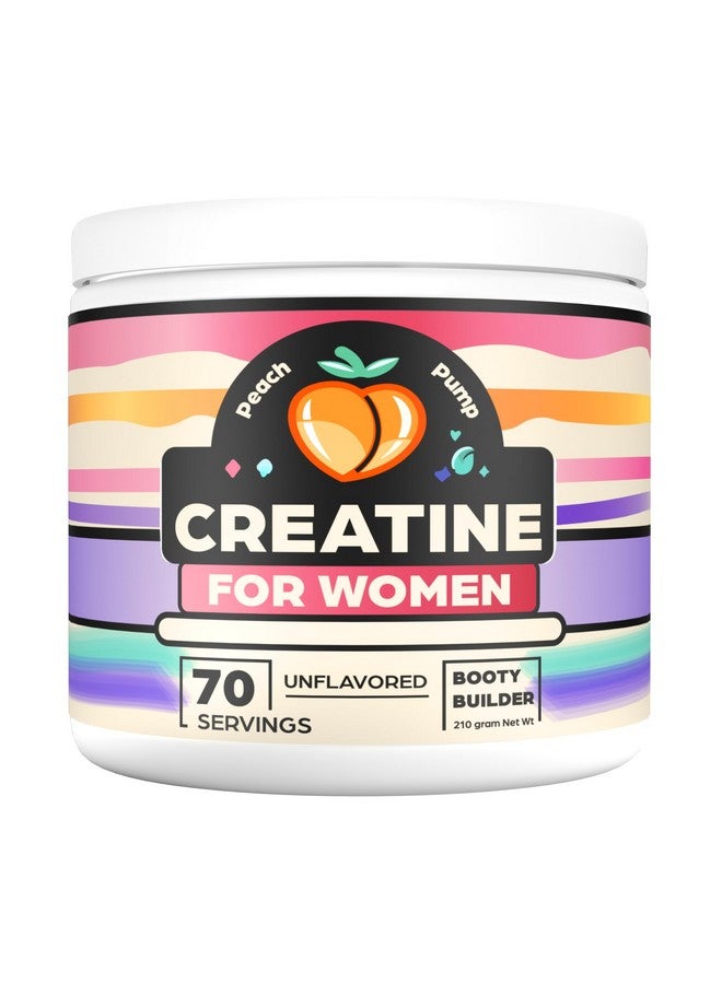 Creatine For Women - Creatina - Creatine For Women Booty Gain - Creatine Powder - Womens Creatine - Booty Builder - 70 Servings: Unflavored