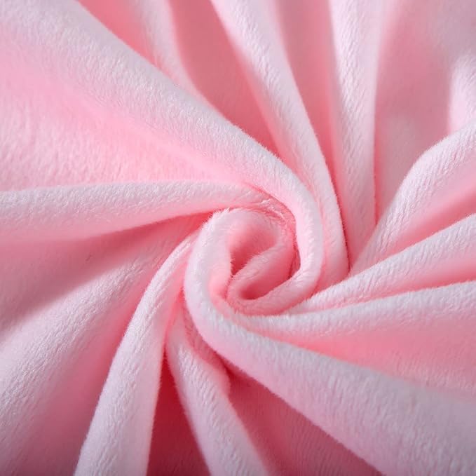 Cottonfry Ultra Soft Velvet Body Pillow Cover/Case Pillowcase with Hidden Zipper, Zippered Body Pillow Case (Pink, 20x54) - Image 5