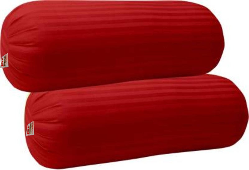 JDX Soft Hotel Quality Premium Fiber Bolster Set of 2- (Maroon) - Image 5