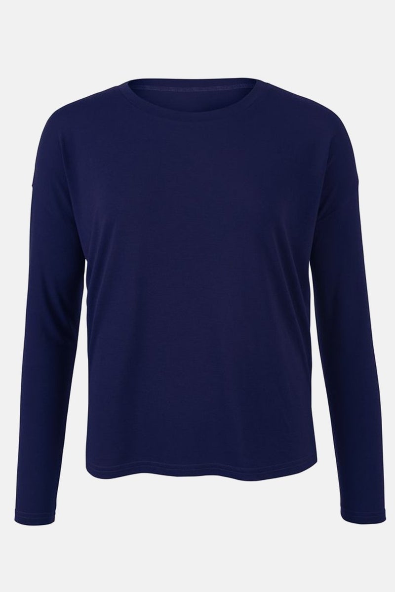 Tchibo Women Sportswear Fit 2 in 1 Sports Shirt, Violet - Image 3
