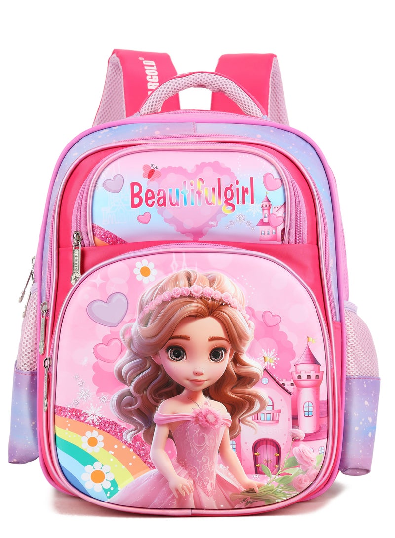 Baby Backpack For Baby Girls With Adjustable Strap For School 16 Inch