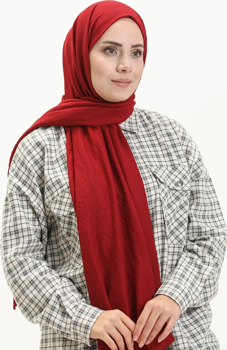 سيفا ميرفي Soft Cotton Shawl 2000-12 Claret Red