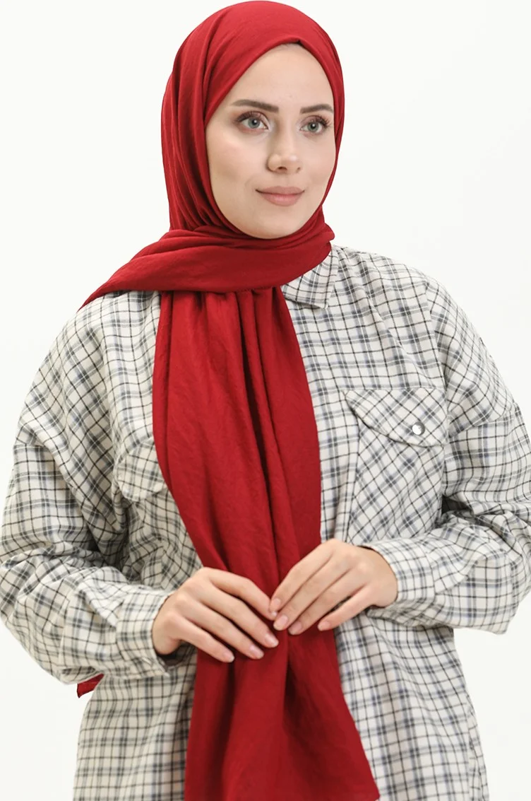 سيفا ميرفي Soft Cotton Shawl 2000-12 Claret Red