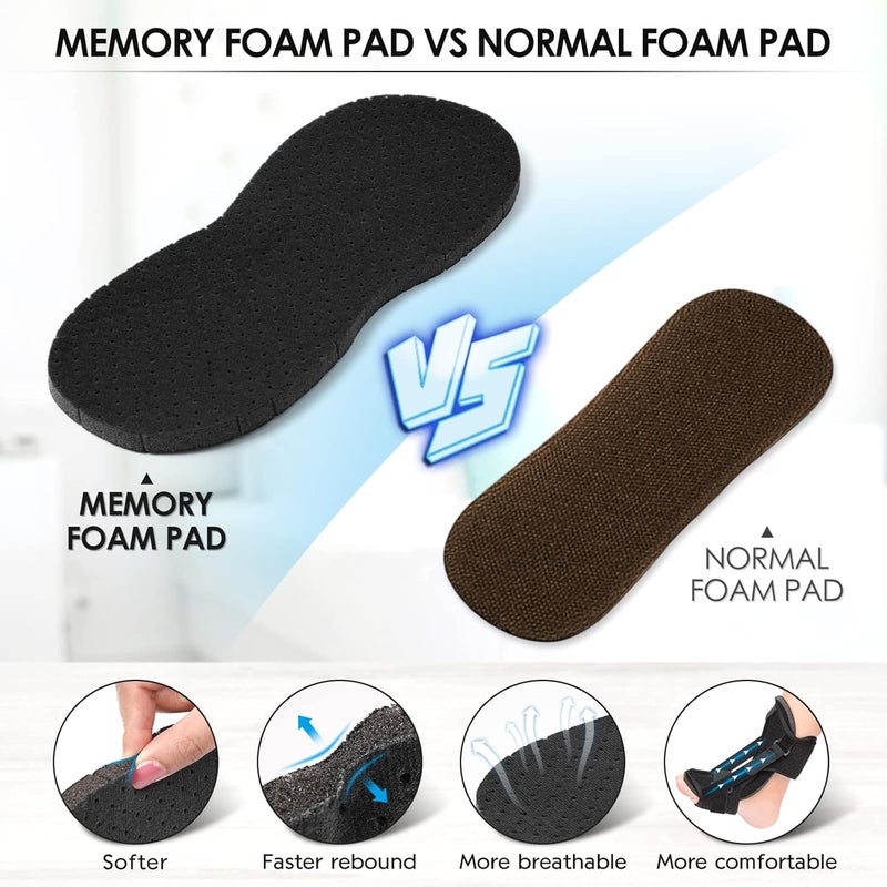 Enhanced Plantar Fasciitis Support Packs with Soft Viscoelastic Foam Pad | Achilles Plantar Fasciitis Relief Shoulder, Foot Tendinitis Relief, Dropped Heel, Arch Pain Support for Women and Men - Image 4