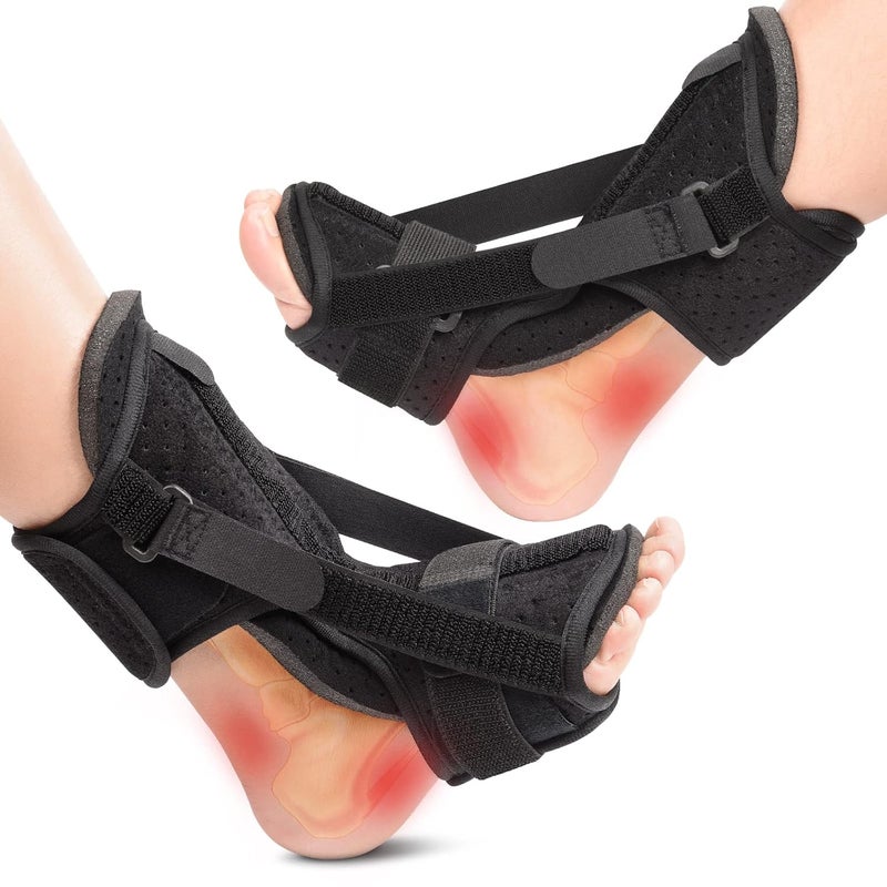 Enhanced Plantar Fasciitis Support Packs with Soft Viscoelastic Foam Pad | Achilles Plantar Fasciitis Relief Shoulder, Foot Tendinitis Relief, Dropped Heel, Arch Pain Support for Women and Men - Image 2